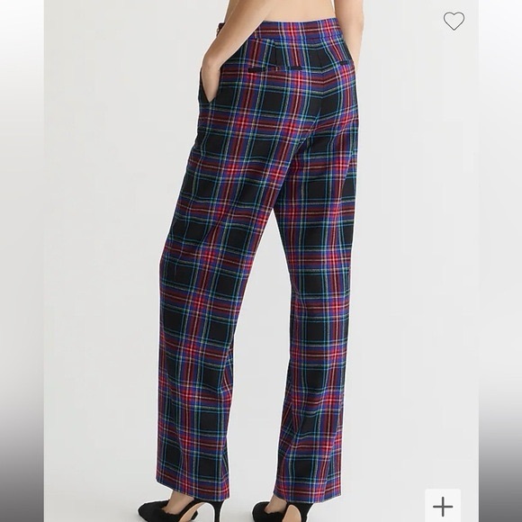 J.Crew Sydney Holiday plaid pants size 00 - Picture 3 of 11